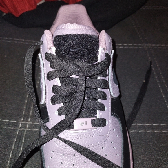 Custom Nikes. Unisex men's size 8 women's size 9.5. Black and purple - Picture 5 of 12